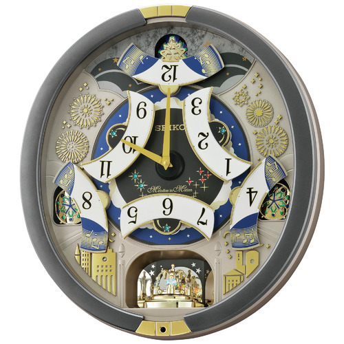 SeikoClocks Seiko Oriana Musical Wall Clock Temple Webster